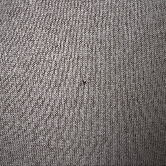 Comptoir Des Cotonniers flawed 100% cashmere sweater tan Size Small - Picture 4 of 11